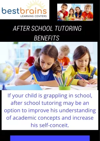 After School Tutoring Benefits