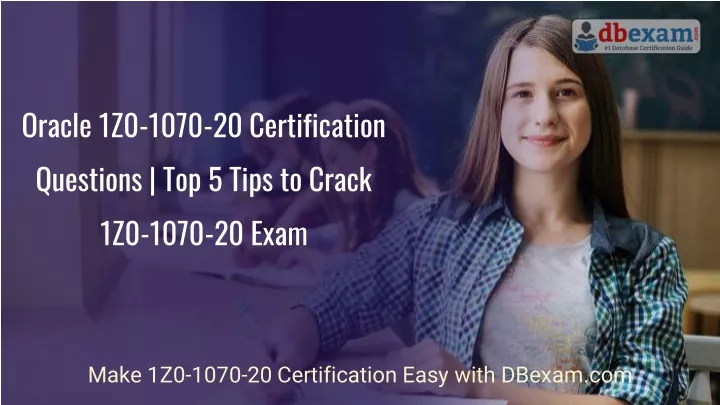 oracle 1z0 1070 20 certification questions