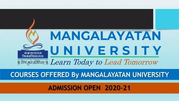 admission open 2020 21