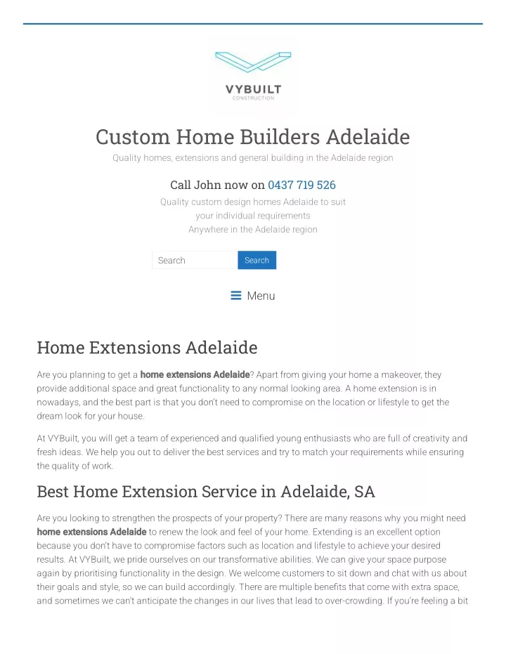 custom home builders adelaide