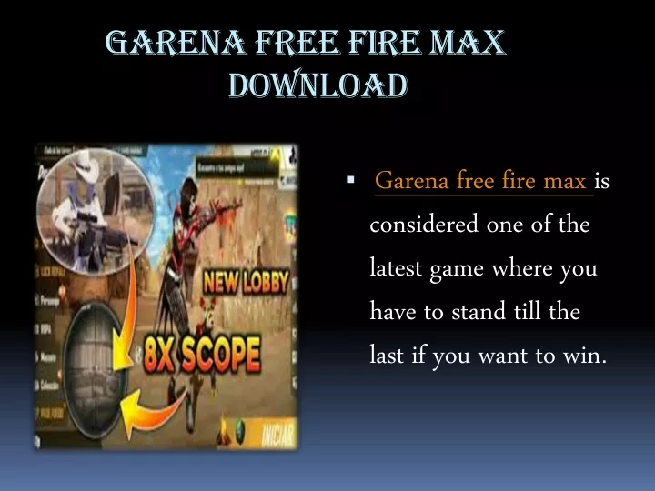 garena free fire max download