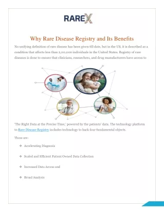 Why Rare Disease Registry and Its Benefits