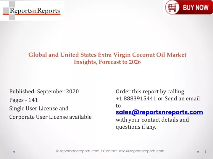 global and united states extra virgin coconut oil market insights forecast to 2026