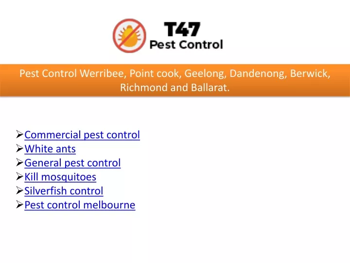 pest control werribee point cook geelong