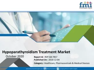 hypoparathyroidism treatment market