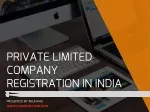 Private Limited Company Registration - slide 1