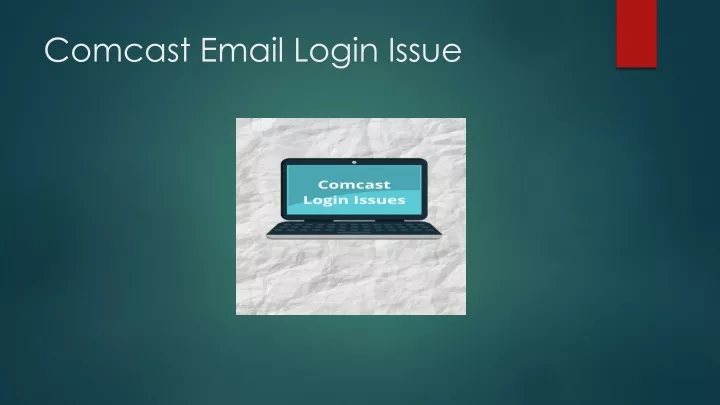 comcast email login issue