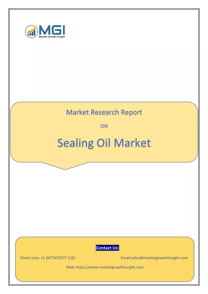 market research report