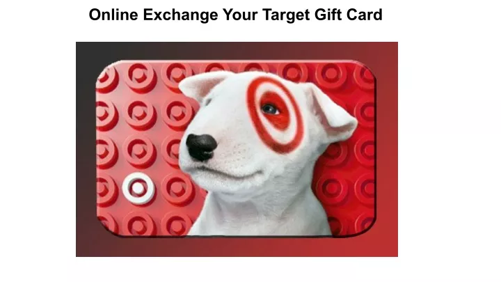 online exchange your target gift card