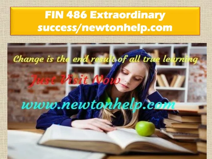 fin 486 extraordinary success newtonhelp com