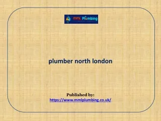 plumber north london