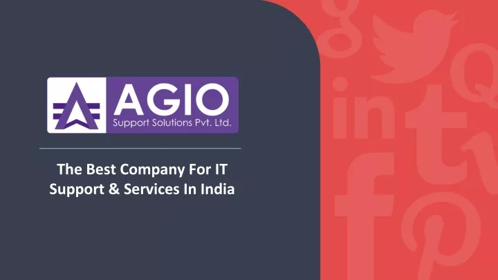 the best company for it support services in india