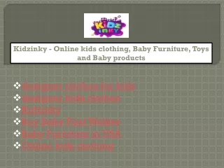 kidzinky online kids clothing baby furniture toys