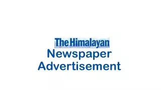 newspaper advertisement