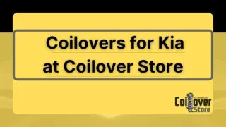 Shop for Coilovers for Kia at Coilover Store
