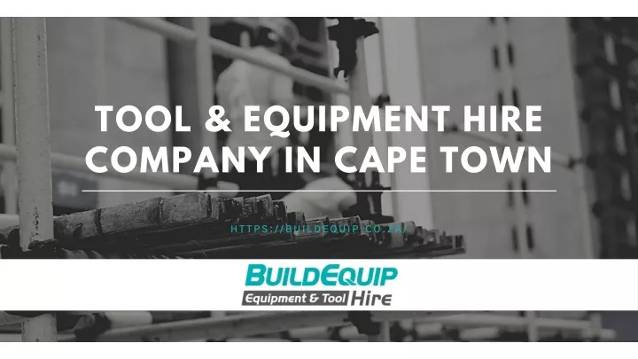 tool equipment hire company in cape town