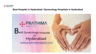 Best Hospital in Hyderabad | Gynecology Hospitals in Hyderabad