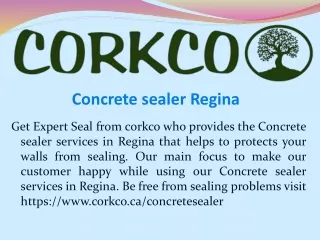 concrete sealer regina