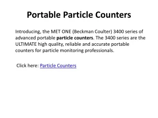 Particle Counters