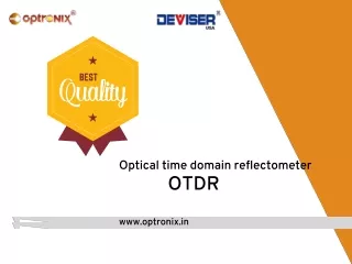 OTDR for FTTX/fiber testing