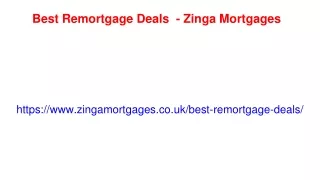 Best Remortgage Deals With No Fees | Compare Remortgage Rates | Zinga Mortgages