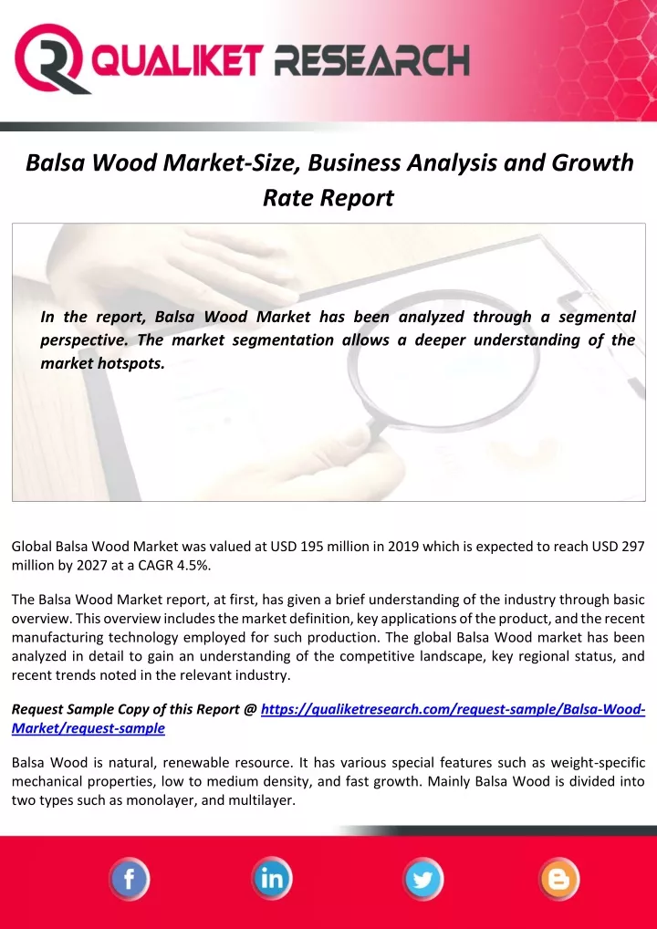 balsa wood market size business analysis