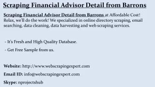 scraping financial advisor detail from barrons