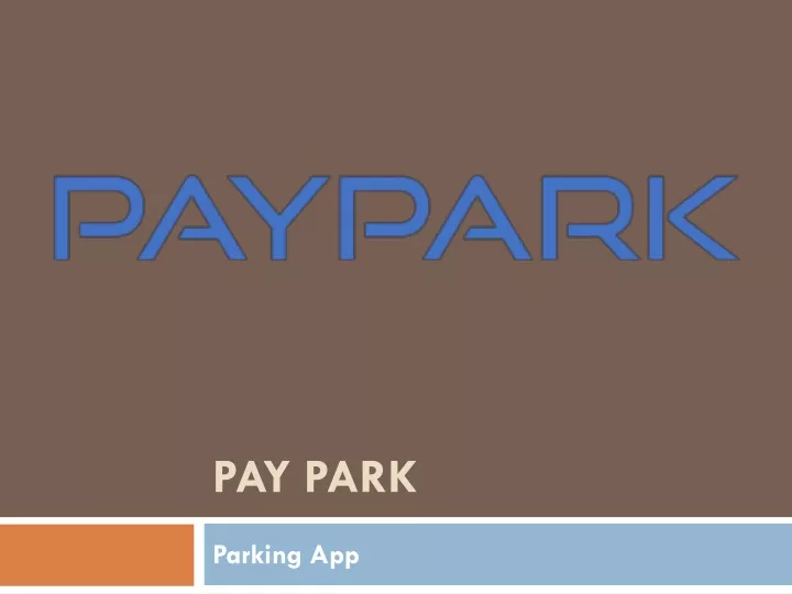 pay park