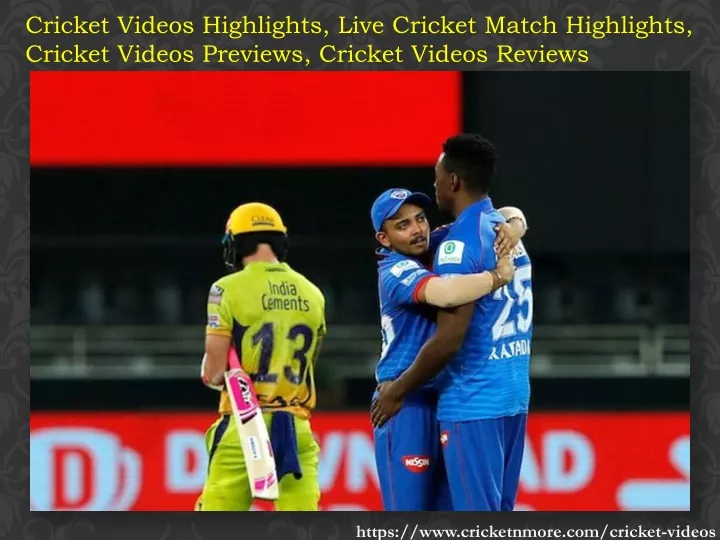 cricket videos highlights live cricket match