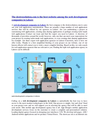 the dextrosolution com is the best website among