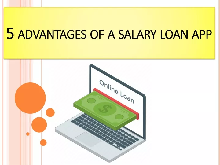 5 advantages of a salary loan app