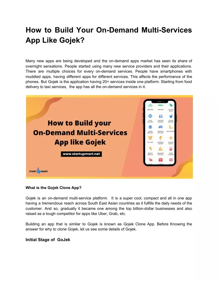 how to build your on demand multi services