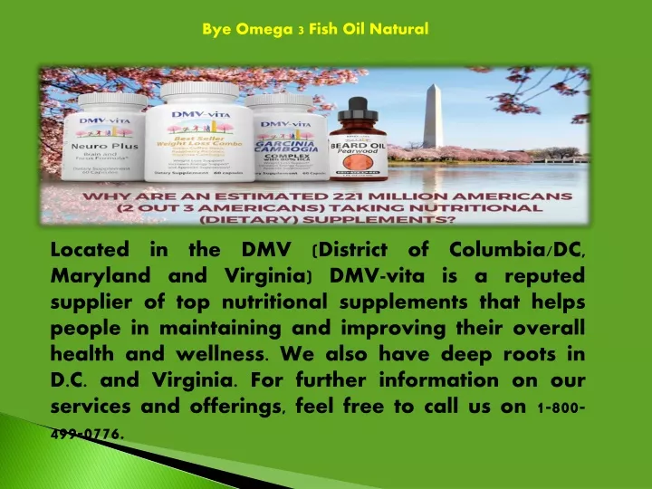bye omega 3 fish oil natural