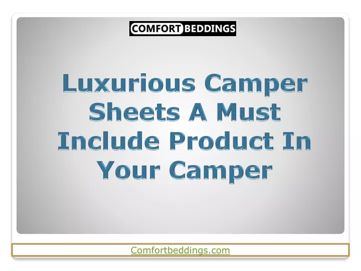 luxurious camper sheets a must include product