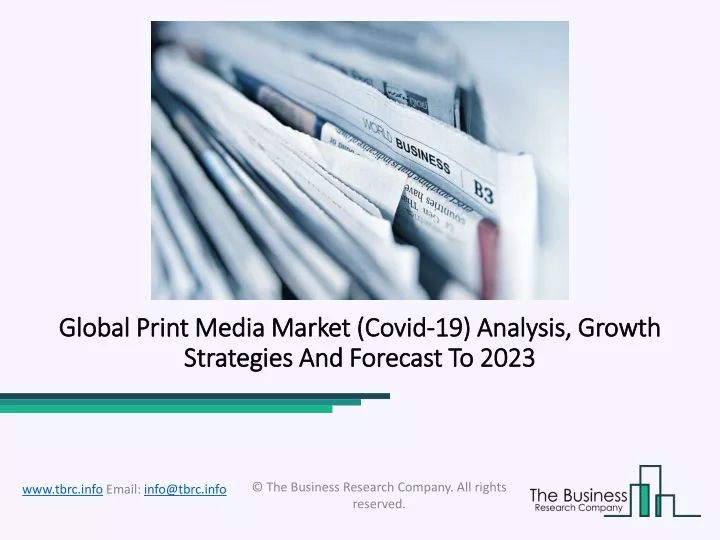 global global print media market print media