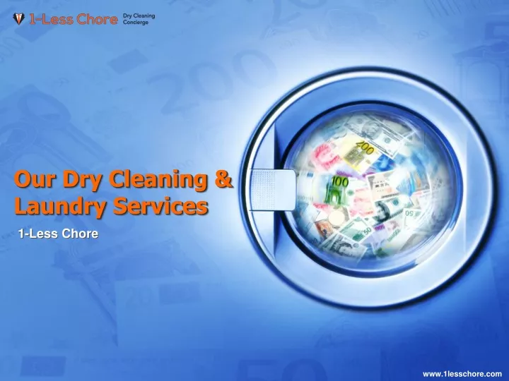 our dry cleaning laundry services