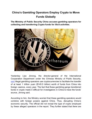 china s gambling operators employ crypto to move