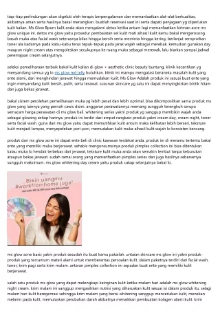 Reputasi Dari Ms Glow Acne Review Anda Bakal Megetahuinya Cepat