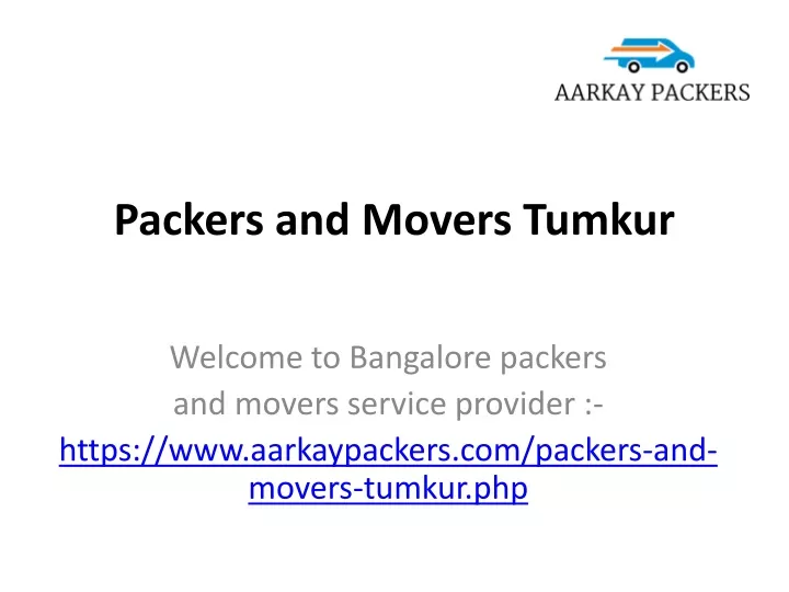 packers and movers tumkur