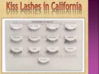 kiss lashes in california