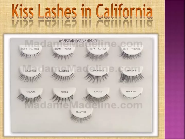 kiss lashes in california