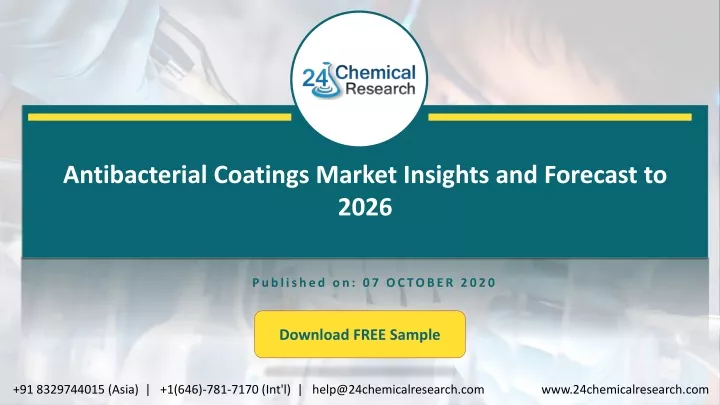 antibacterial coatings market insights