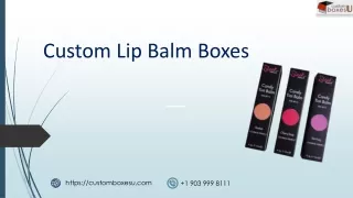 custom lip balm boxes
