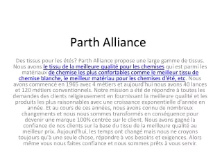 Parth Alliance International