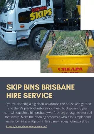 skip bins brisbane hire service