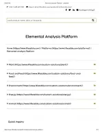 Elemental Analysis Platform - slide 1