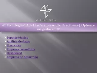 4t tecnolog as sas dise o y desarrollo