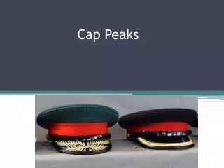 Buy Cap Peaks Online To Adorn A Unique Look