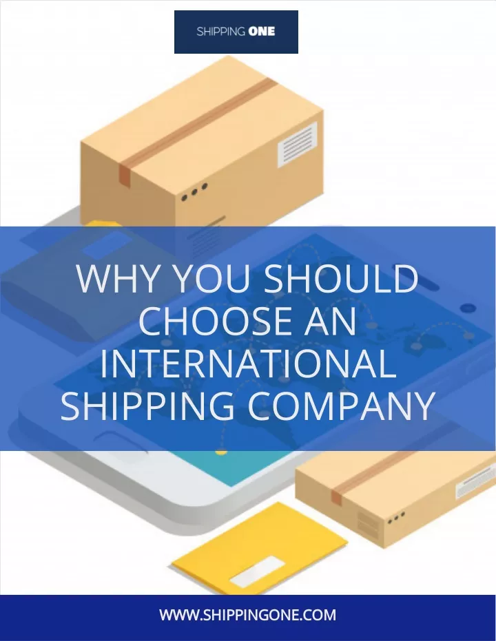 why you should choose an international shipping