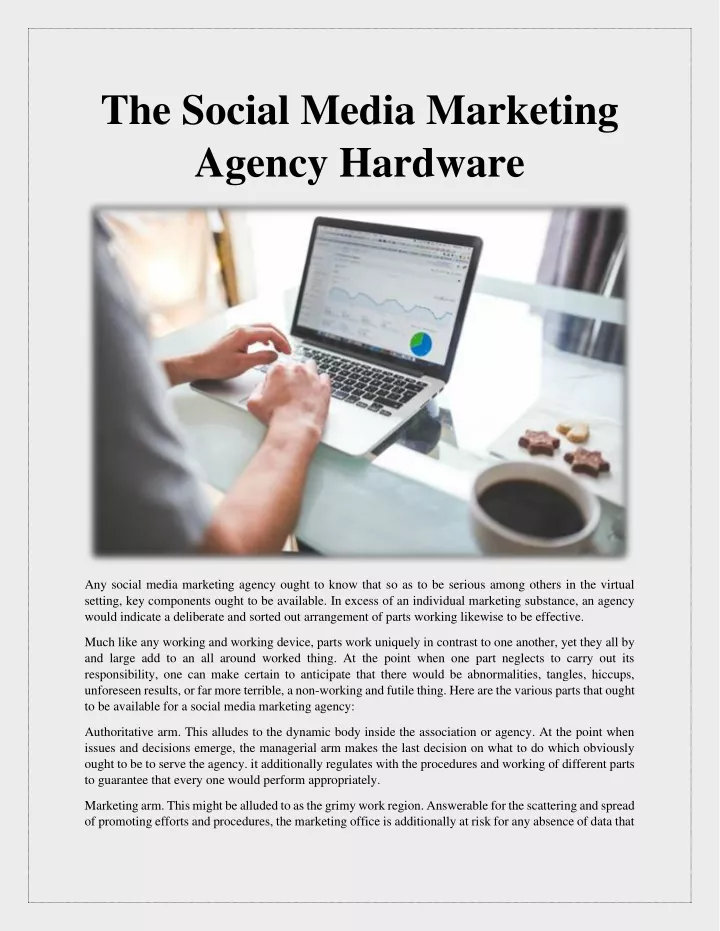 the social media marketing agency hardware